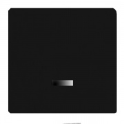 Клавиша для светорегулятора с подсветкой ABB Basic 55 цвет черный (6543-95)