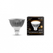 Лампа Gauss LED MR16 GU5.3 5W SMD AC220-240V 2700K FROST 1/10/100