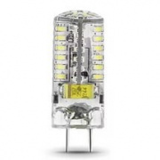 Лампа Gauss G4 12V 3W 240lm 4100K силикон LED 1/20/200
