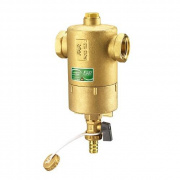 Грязеуловитель FAR 2205 - 3/4" (ВР/ВР, PN10, Tmax 110°C, со сливным краном и магнитными вставками)