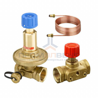 Комплект клапанов Danfoss APT 1/2" и CDT 3/4" (ВР/ВР, PN16, Tmax 120°C)