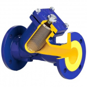 Фильтр грубой очистки BROEN V821M - Ду20 (Фланец/Фланец, PN16, Tmax 300°C, с магнитной вставкой)