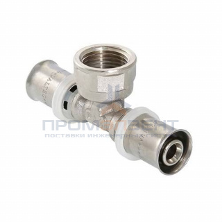Тройник с переходом на внутреннюю резьбу VALTEC VTm.232 - 16 x 1/2" (прессовой, для металлопл.труб)