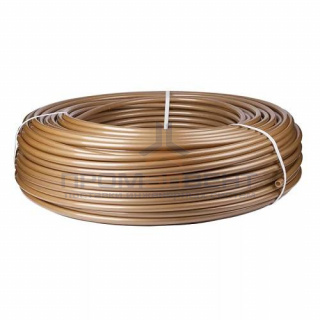 Труба из сшитого полиэтилена BERGERR GOLD - 20x2.0 (PE-Xa/EVOH, PN6, 95°C, бухта 500м цвет золотой)