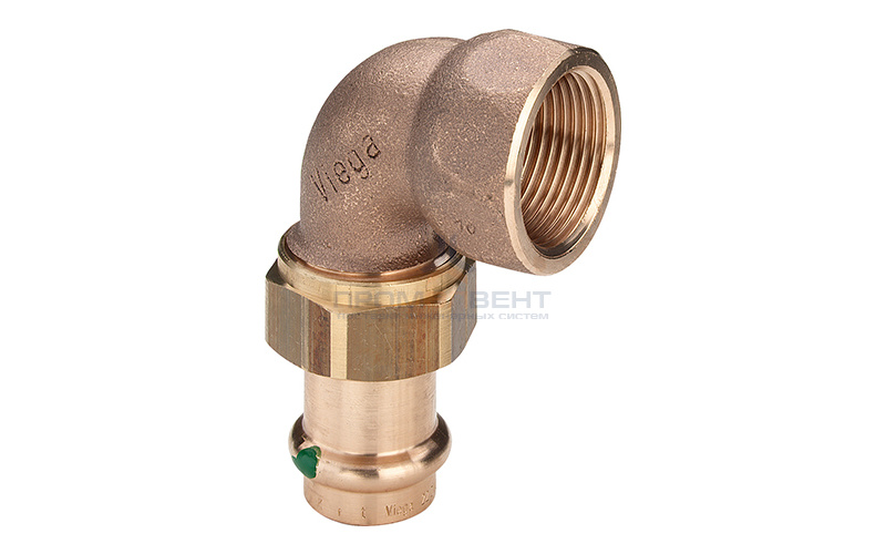 Отвод 90° разъемный Viega G3 Sanpress 2255 - 18 x 1/2