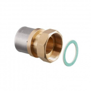 Переход на накидную гайку Oventrop Cofit P - 50x4.5 x 1"3/4 (прессовой, латунь)