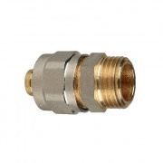 Переход на наружную резьбу STOUT - 32 x 1" (винтовой, для металлопластиковых труб)