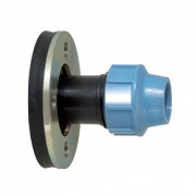 Переход на фланцевое соединение UNIDELTA 1011 - 40 x 1"1/2 (винтовой, для труб ПНД)