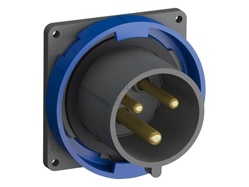 Вилка с прямым фланцем Easy&Safe ABB 232EBU6W 32A 2P+E IP67 6ч