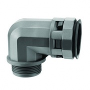 Муфта 90 грд. труба-коробка DN 10 мм, M16х1,5, полиамид, цвет чёрный DKC