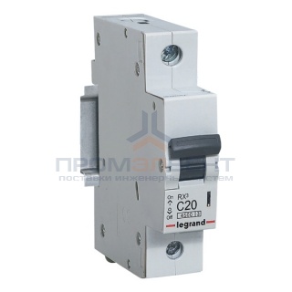 Автоматический выключатель Legrand RX3 1П 20A 4,5кА C (автомат)