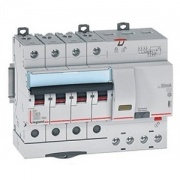 Дифавтомат Legrand DX3 АВДТ 4П C40А 30MA тип AC 7 модуля