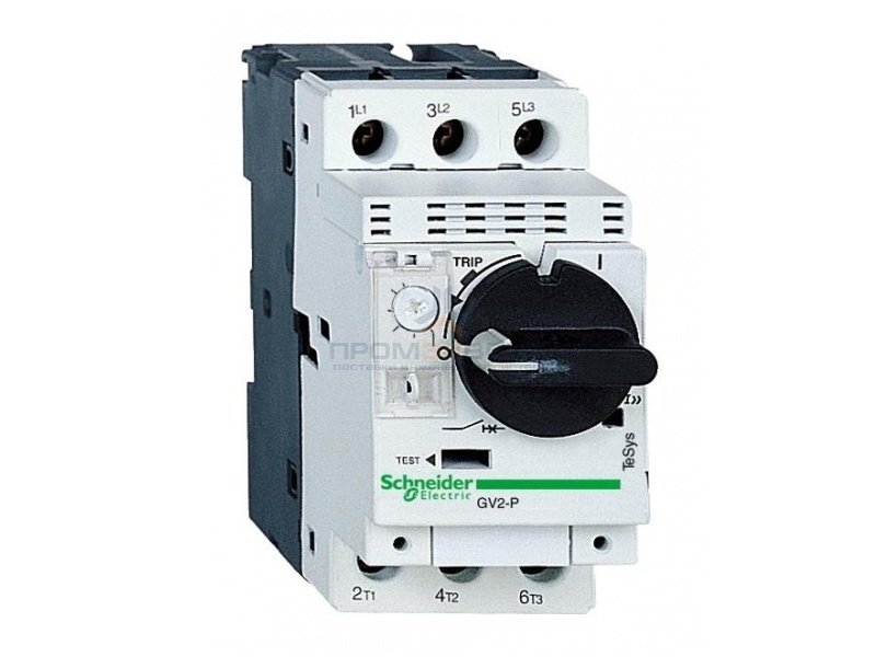 Автомат Schneider Electric TeSys GV2P с комбинированным расцепителем 4-6,3А