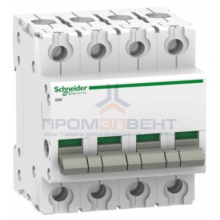 Выключател нагрузки iSW Acti 9 Schneider Electric 4П 63A (модульный рубильник)