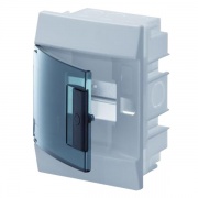 Бокс в нишу ABB Mistral41 4М зеленая дверь без клеммного блока