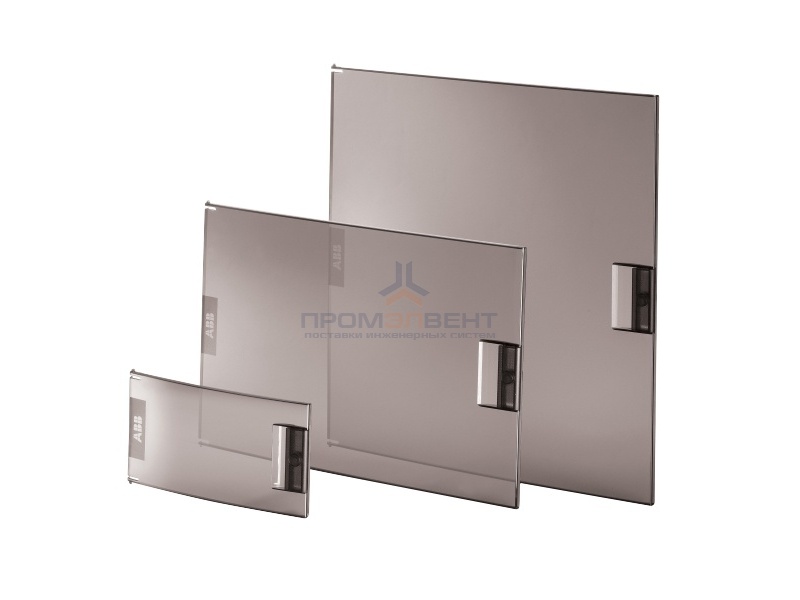 Дверь прозрачная 4 модуля ABB Mistral41 в нишу